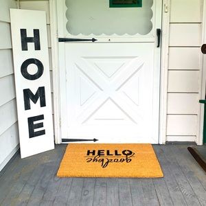 Welcome sign, porch sign, farmhouse sign